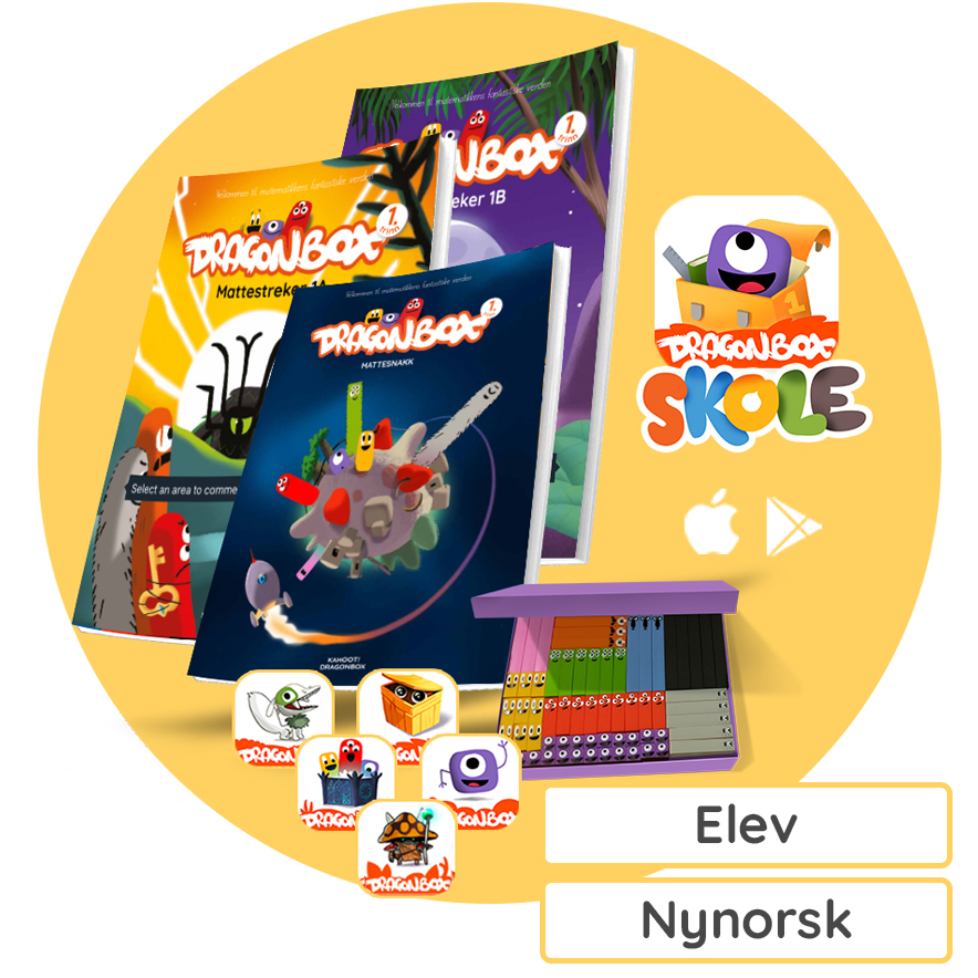 Lære DragonBox Skole 1 - Elev - Nynorsk*
