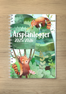 Årsplanlegger (bokmål) 2025/2026 - Rød panda