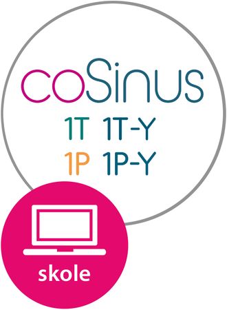 coSinus Digital matematikk vg1 : 1T, 1P, 1P-Y og 1T-Y