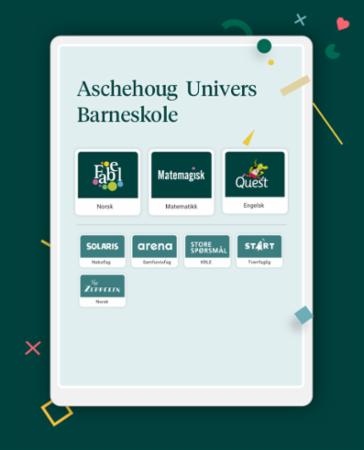 Aschehoug Univers Barneskole Basis - enkeltlisens : alle fag, alle trinn