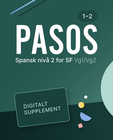 Pasos 1-2 : Digitalt supplement : spansk nivå 2 for studieforberedende vg1/vg2
