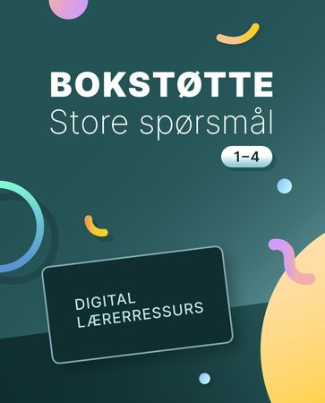 Store spørsmål 1-4, Bokstøtte : KRLE for barnetrinnet