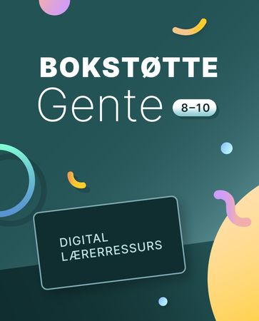 Gente 8-10, Bokstøtte : digital lærerressurs : spansk for ungdomstrinnet