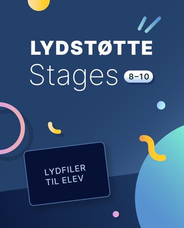 Stages 8-10 Lydstøtte : lydfiler til elev : engelsk for ungdomstrinnet