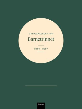 Ukeplanlegger for barnetrinnet 2026–2027