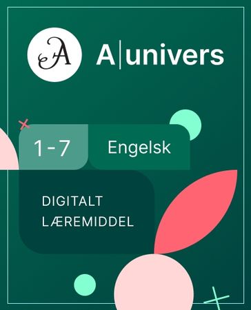 Aunivers engelsk 1-7 : digitalt læremiddel, engelsk, barneskole 1-7