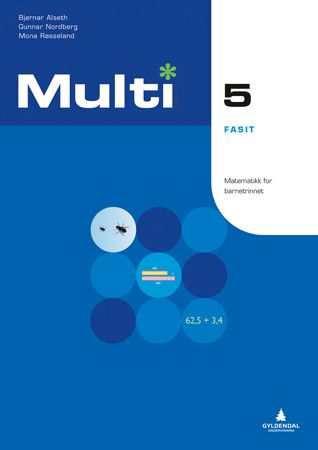 Multi 5, 2. utgave : Fasit : matematikk for barnetrinnet