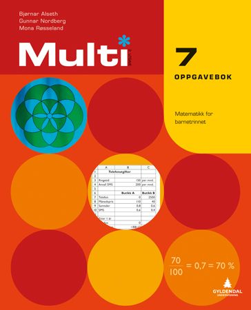 Multi 7, 2. utgåve : Oppgåvebok : matematikk for barnesteget