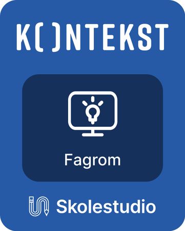Kontekst 8-10, Fagrom, Skolestudio