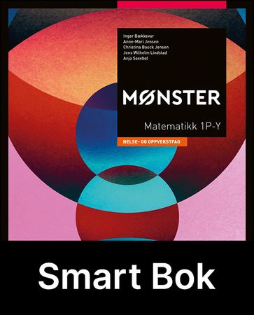 Mønster 1P-Y, helse- og oppvekstfag, Smart Bok : matematikk YF, vg1