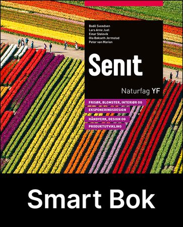 Senit YF,  frisør, blomster-, interiør- og eksponeringsdesgin. Håndverk, design og produktutvikling, Smart Bok : naturfag YF, vg1