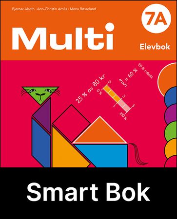 Multi 7a, 3. utg. : Elevbok : Smart bok : matematikk for barnetrinnet