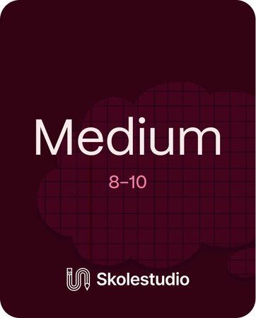 Gyldendal Skolestudio 8-10, Medium : pakkeløsning