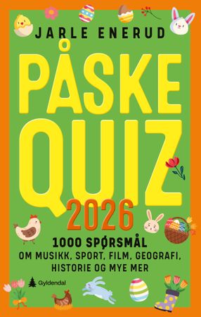 Påskequiz 2026 : 1000 spørsmål om musikk, sport, film, geografi, historie og mye mer