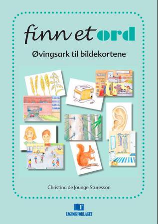 Finn et ord : øvingsark til bildekortene