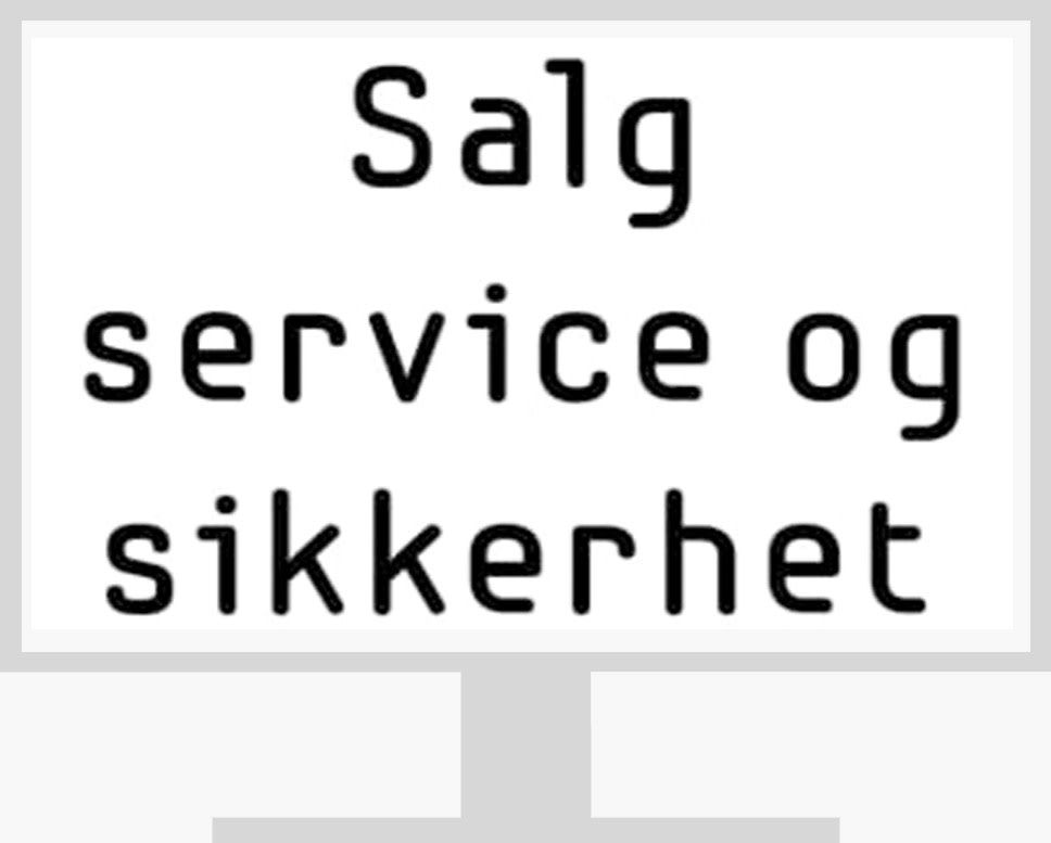 Salg, service og sikkerhet nettressurs lærer