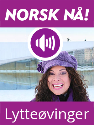 Norsk nå! Øvinger i lytteforståelse : Norsk og samfunnskunnskap for voksne innvandrere