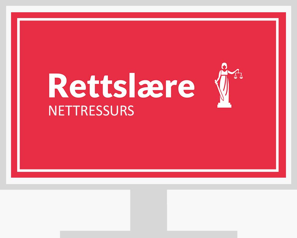Rettslære 1 og Rettslære 2 nettressurs lærer
