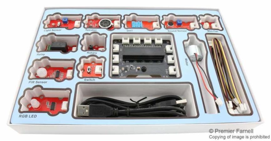 Micro:bit - Starter kit. Sensor pakke med 10 moduler