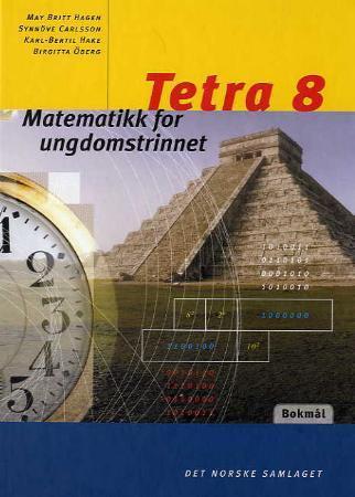 Tetra 8 : matematikk for ungdomstrinnet