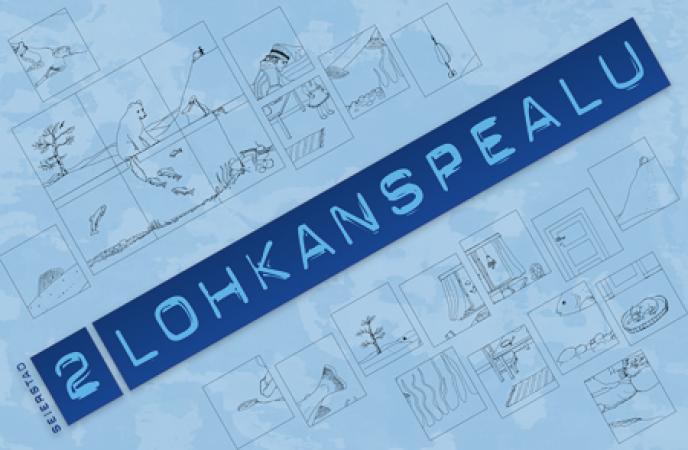 2 lohkanspealu. Læremiddel. Lesespill
