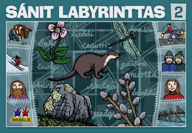 Sánit labyrinttas 2. Spill med 6 brett, 6 terninger og 24 flyttebrikker. 2-4 deltakere