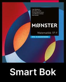 Mønster 1P-Y, bygg- og anleggsteknikk, Smart Bok : matematikk YF, vg1