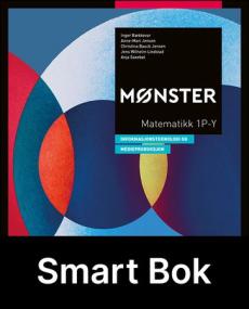 Mønster 1P-Y, informasjonsteknologi og medieproduksjon, Smart Bok : matematikk YF, vg1