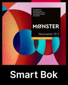 Mønster 1P-Y, teknologi- og industrifag, Smart Bok : matematikk YF, vg1