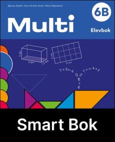 Multi 6B, 3. utg. : Elevbok : Smart bok : matematikk for barnesteget
