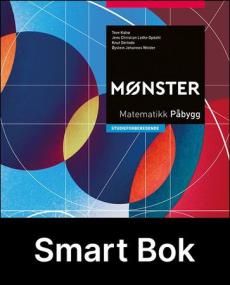 Mønster 2P-Y, Smart Bok : matematikk SF, vg3 påbygging