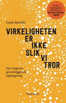 Virkeligheten er ikke slik vi tror : om tingenes grunnleggende oppbygning